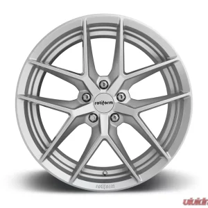 Rotiform FLG Cast Monoblock Wheel 18x8.5 5x108 45mm Gloss Silver - Image 1