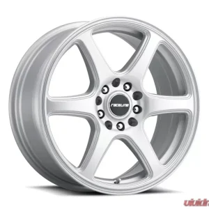 Raceline 146S Matrix Gloss Silver Wheel 15X7 4X100|4X114.3 40mm - Image 1