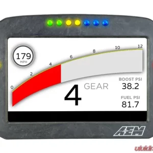 AEM Electronics CD-7FL Carbon Logging Flat Panel Digital Dash Display - Image 3