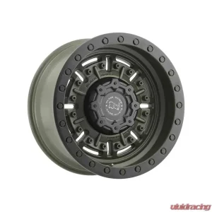 Black Rhino Abrams 17x9.5 5x127 | 5x5 -18 OD Green - Image 1