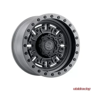 Black Rhino Abrams 18x9.5 8x165 -18 Textured Matte Gunmetal - Image 1