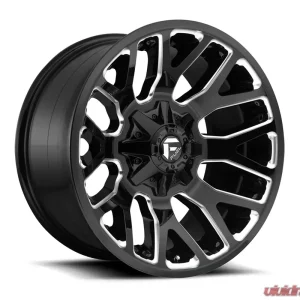 FUEL D623 Warrior Gloss Black & Milled 1-Piece Cast Wheel 20x9 6x135 | 6x139.7 01mm - Image 1