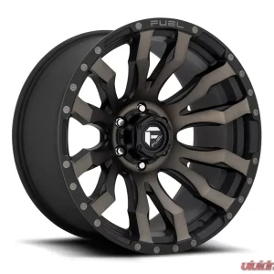 FUEL D674 Blitz Matte Black & Machined w/ DDT Cast Wheel 17x9 5x127 | 5x5 -12mm - Image 2