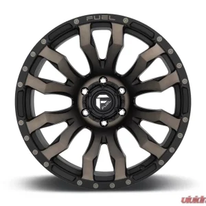FUEL D674 Blitz Matte Black & Machined w/ DDT Cast Wheel 18x9 5x127 | 5x5 01mm - Image 1