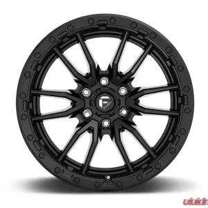 FUEL D679 Rebel Matte Black Cast Wheel 17x9 5x127 | 5x5 01mm - Image 1