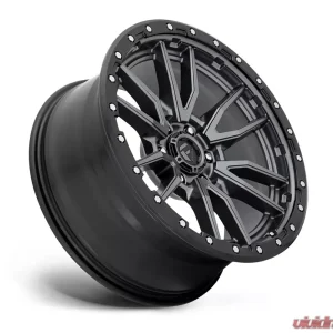 FUEL D680 Rebel Anthracite Center w/ Black Lip Cast Wheel 17x9 5x127 | 5x5 01mm - Image 3