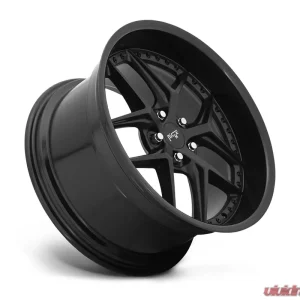 Niche M226 Vice Satin Black w/ Gloss Black Lip 1-Piece Cast Wheel 20x10.5 5x120 35mm - Image 3