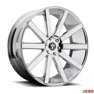 DUB S120 Shot Calla Chrome 1-Piece Cast Wheel 22x9.5 6x139.7 20mm - Image 1