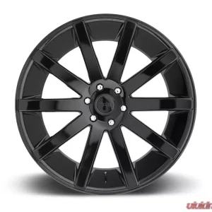 DUB S219 Shot Calla Gloss Black 1-Piece Cast Wheel 22x9.5 6x139.7 20mm - Image 1