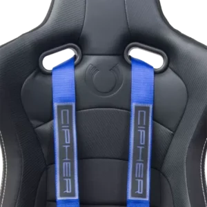 Cipher Auto Blue 4 Point Camlock Racing Harness Set - Pair - Image 2
