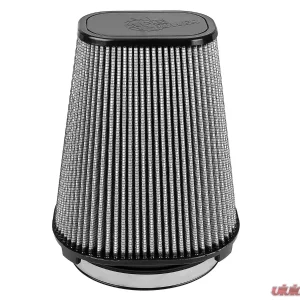 aFe Power Magnum FLOW Intake Replacement Air Filter w/ Pro DRY S Media (7-1/2x5-1/2) IN F x (9x7) IN B x (5-3/4x3-3/4) IN T x 10 IN H - Image 1