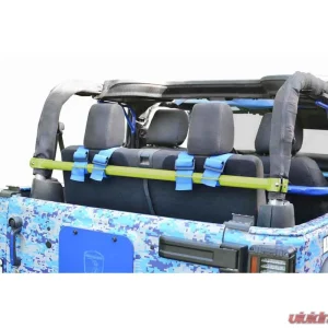 Steinjager Harness Bar Kit Wrangler JK 2007-2018 2 Door Rear Gecko Green - Image 1
