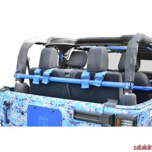 Steinjager Harness Bar Kit Wrangler JK 2007-2018 2 Door Rear Playboy Blue - Image 1