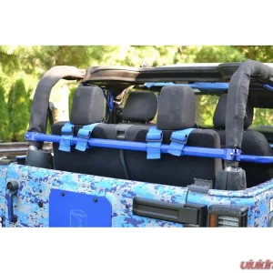 Steinjager Harness Bar Kit Wrangler JK 2007-2018 2 Door Rear Texturized Black - Image 3