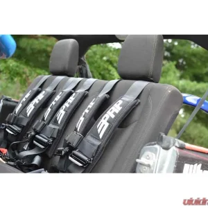 Steinjager Harness Bar Kit Wrangler JK 2007-2018 4 Door Rear Red Baron - Image 2