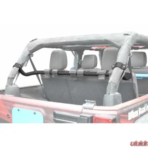 Steinjager Harness Bar Kit Wrangler JK 2007-2018 4 Door Rear Texturized Black - Image 1