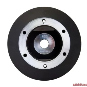 NRG Short Steering Wheel Adaptor Hub Black Subaru WRX 08-14| Subaru STI 08-14 - Image 2