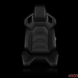 Braum Racing Alpha X Series Sport Seats (Pair) - Black Leatherette w/ Carbon Insert - Image 2