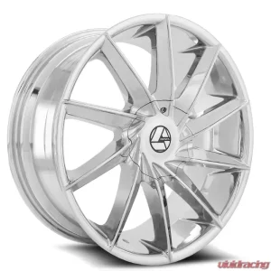 Azara 506 Wheel 28x9.5 Blank 15mm Chrome - Image 2