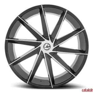 Azara 506 Wheel 28x9.5 5x115|5x120 15mm Gloss Black Machined - Image 1