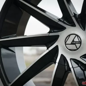 Azara 506 Wheel 28x9.5 5x115|5x120 15mm Gloss Black Machined - Image 5
