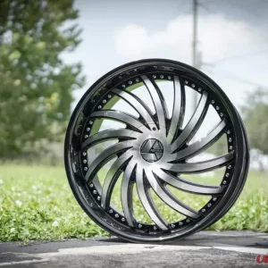 Azara 508 Wheel 22x8.5 5x114.3|5x120 38mm Gloss Black Machined - Image 5