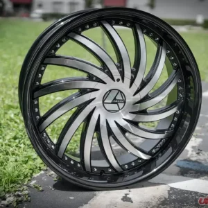 Azara 508 Wheel 22x9.5 5x115|5x120 15mm Gloss Black Machined - Image 4