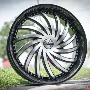 Azara 508 Wheel 22x9.5 6x135|6x139.7 25mm Gloss Black Machined - Image 3