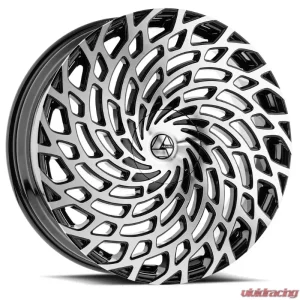 Azara 523 Wheel 28x9.5 6x135|6x139.7 25mm Gloss Black Machined - Image 2