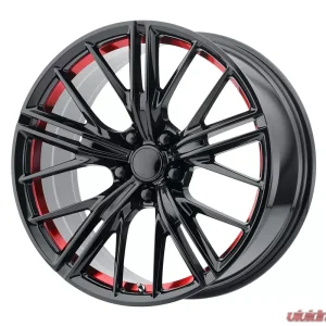 OE Creations PR194 Wheel 20x9 5x5x120 +30mm Gloss Black Red Machined - Image 1