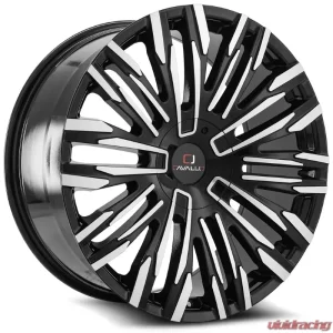 Cavallo CLV-28 Wheel 22x9.5 5x115|5x120 15mm Gloss Black Machined - Image 2