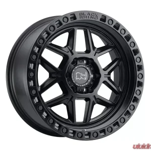 Black Rhino Kelso Wheel 20x9 5x127 | 5x5 -18mm Matte Black w/Black Bolts - Image 1