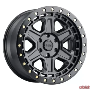 Black Rhino Reno Wheel 17x9 5x127 | 5x5 -18mm Matte Black w/Brass Bolts - Image 1