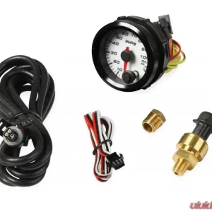2-1/16 HOLLEY OIL PRES GAUGE-WHT - Image 2