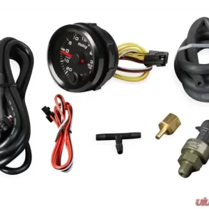 2-1/16 HOLLEY BOOST/VAC GAUGE-BLK - Image 2