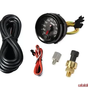2-1/16 HOLLEY FUEL PRES GAUGE-BLK - Image 2