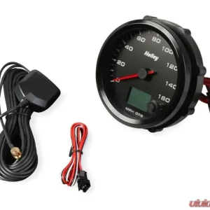 4-1/2 HOLLEY 160 GPS SPEEDO-BLK - Image 2