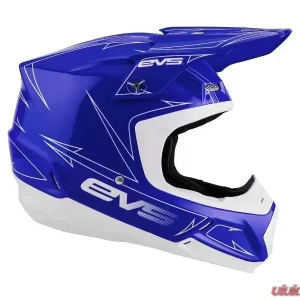 EVS Blue/White T5 Pinner Helmet Small - Image 1