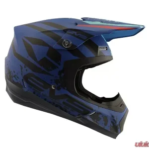 EVS Matte Dark Blue T5 Grappler Helmet Medium - Image 1