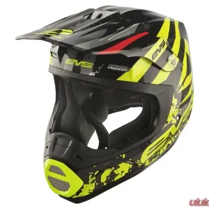 EVS Black T5 Grappler Helmet Medium - Image 3