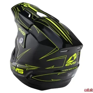 EVS Black/Hi-Vis Yellow T5 Pinner Helmet XXL - Image 2