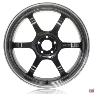 Advan R6 Wheel 20x12 5x114.3 20mm Machining & Black Coated Graphite - Image 2