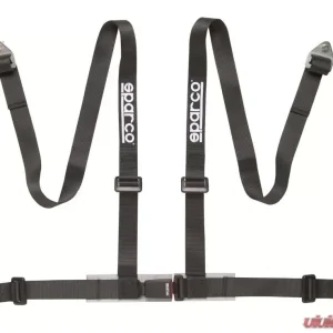 Sparco Black 2" 4-Point Bolt-In Street Harness - Image 1