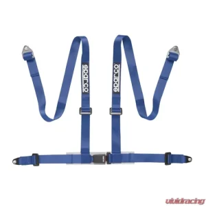 Sparco Blue 2" 4-Point Bolt-In Street Harness - Image 2