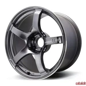 Advan TC-4 Wheel 17x9 5x114.3 63mm Racing Gunmetallic & Ring - Image 1