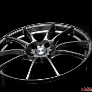 Weds WedsSport SA-25R Wheel 18x7.5 5x114.3 35mm Platinum Silver Black - Image 5