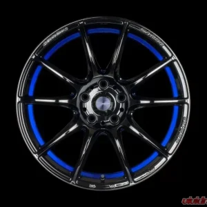 Weds WedsSport SA-25R Wheel 18x9.5 5x114.3 38mm Blue Light Chrome II - Image 2