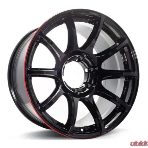 GramLights 57Trans-X Rev Limit Edition Wheel 20x9.5 6x139.7 25mm Black & Machining E-coat - Image 1