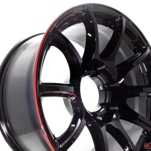 GramLights 57Trans-X Rev Limit Edition Wheel 20x9.5 6x139.7 25mm Black & Machining E-coat - Image 3