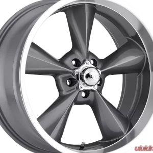 BG Rod Works Wheels Old School 20x8.5 5x127 | 5x5 7mm Gun Metal Machined Lip - Image 1